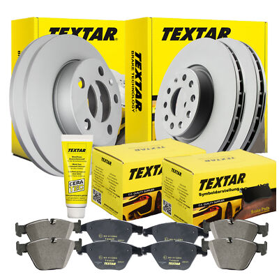TEXTAR Bremsensatz OPEL ASTRA G VORN Ø256 HINTEN Ø240 + CERATEC