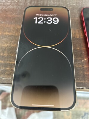 Apple iPhone 14 Pro Max - 128 GB - Gold (AT&T) (Single SIM) 95% Battery Health 