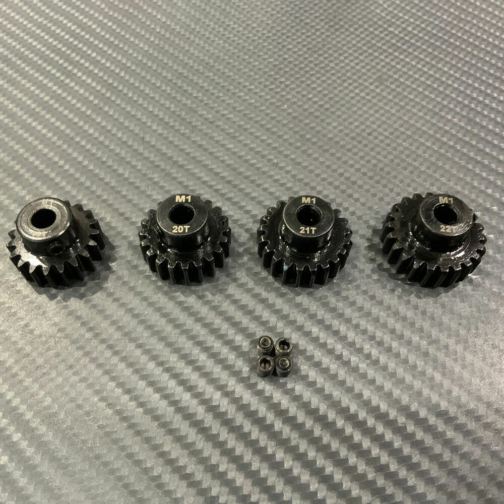 Set Pignoni Acciaio M1 Mod 1 Set Ingranaggi Pignone In Acciaio M1 Modulo 1 - Misure 13T, 15T, 17T, 19T, 21T, Per Arrma Kraton 6S 1:8 Pignoni Acciaio Per Arrma Kraton - Foto 6