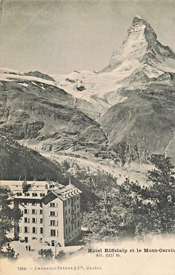 Zermatt Schweiz~Hotel Riffelalp Und Der Mont Cervin~Foto POSTKARTE
