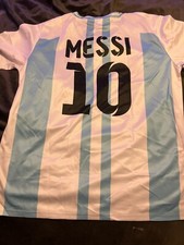 Messi #10 Argentina Home Jersey Match Day Copa America Final Large