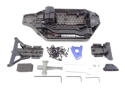Traxxas Rustler 4x4 Ultimate Chassis Bulkheads Motor Mount Receiver Box Screws