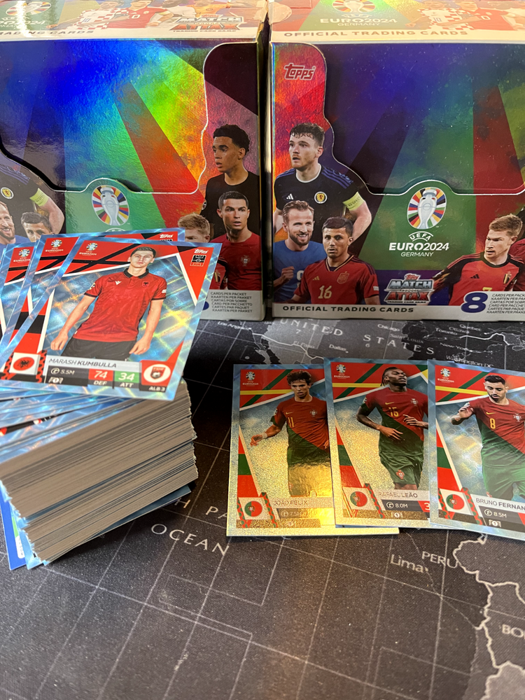Topps Match Attax Euro 2024 Blue Crystal Trading Card - Choose Your Player