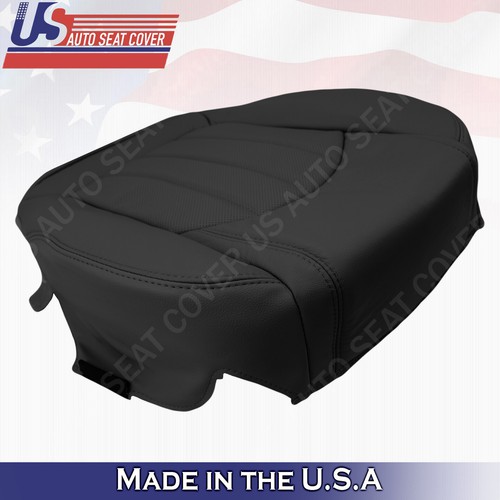 2008 to 2012 Buick Enclave 2XL Perforated Leather LEFT Bottom Seat Cover Black - Picture 5 of 9