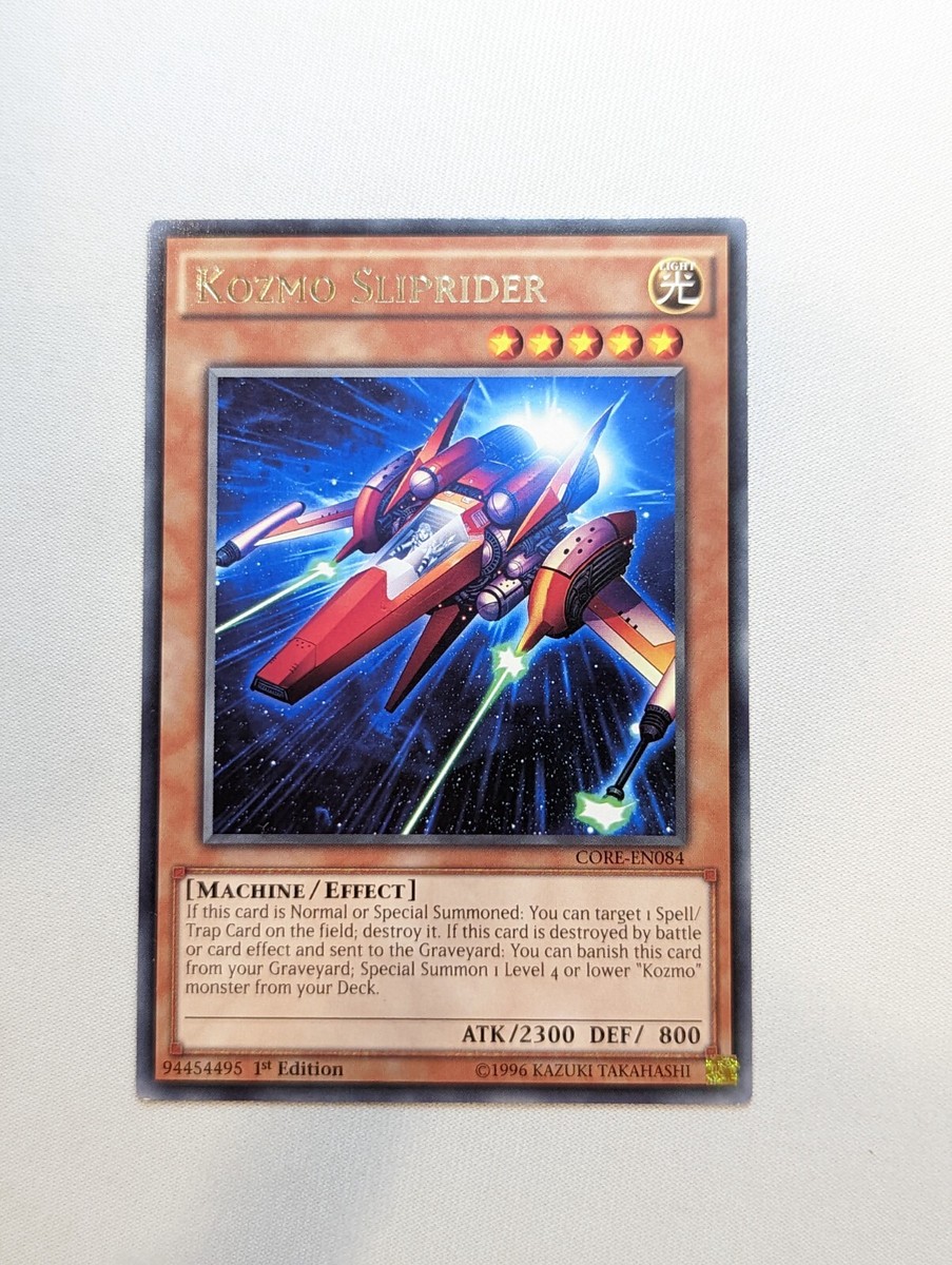 CORE-EN084 Kozmo Sliprider Rare 1st Edition LP Yugioh Card CORE-EN084 Kozmo Sliprider Rare 1st Edition LP Yugioh Card
