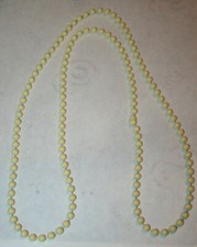 Perlenketten 60er Jahre lang, Kunstststoff, Hippie, Modeschmuck Kette