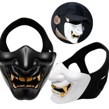 Tactical Airsoft Half Face Mask Evil Demon Monster Protective Mask for Halloween