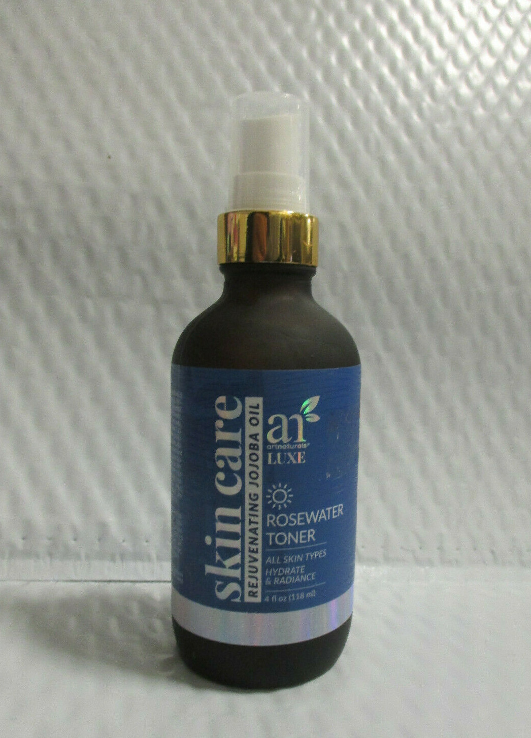 ARTNATURALS LUXE SKIN CARE REJUVENATING JOJOBA OIL ROSEWATER TONER 4 OZ