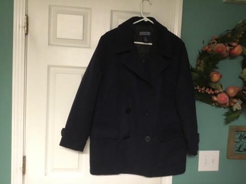 Lands' End Wool Peacoat Thinsulate 