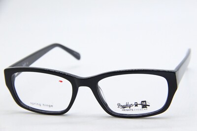 NEW BROOKLYN HEIGHTS EYEWEAR ETNA BLACK SILVER AUTHENTIC EYEGLASSES 54-18