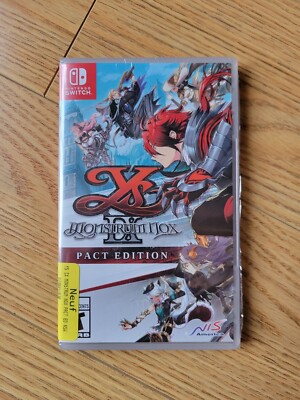 Ys IX: Monstrum Nox Pact Edition - Nintendo Switch Brand New Y-Fold Sealed