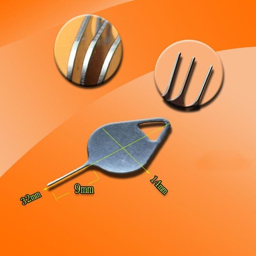 Sim Card Tray Ejector Eject Pin Open Key Removal Needle For SmartPhone NEW K8Z3 - Zdjęcie 13 z 16