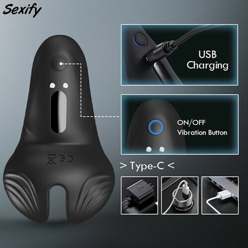 Remote Control Vibrating Cock Penis Ring Testicle Massager Stimulator Sex Toy - Picture 15 of 21