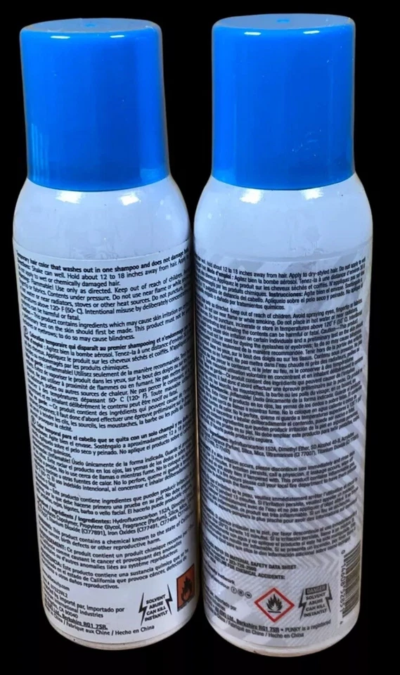 Spray de color de cabello temporal azul Punky Colour (Jerome Russell) B WILD Foto 2 de 4