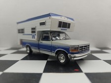 GREENLIGHT 1992 4x4 Ford F-250 XLT Lariat Truck 1:64 CAMPER Pickup Ertl Farm 4WD