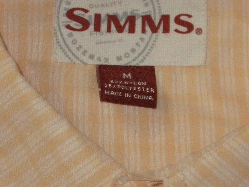 Camisa de pesca con mosca Simms de manga corta con botones mediana para hombre Foto 3 de 4