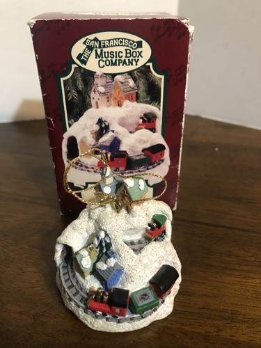 San Francisco Music Box Co Winterland Express Musical Ornament - Afbeelding 1 van 7