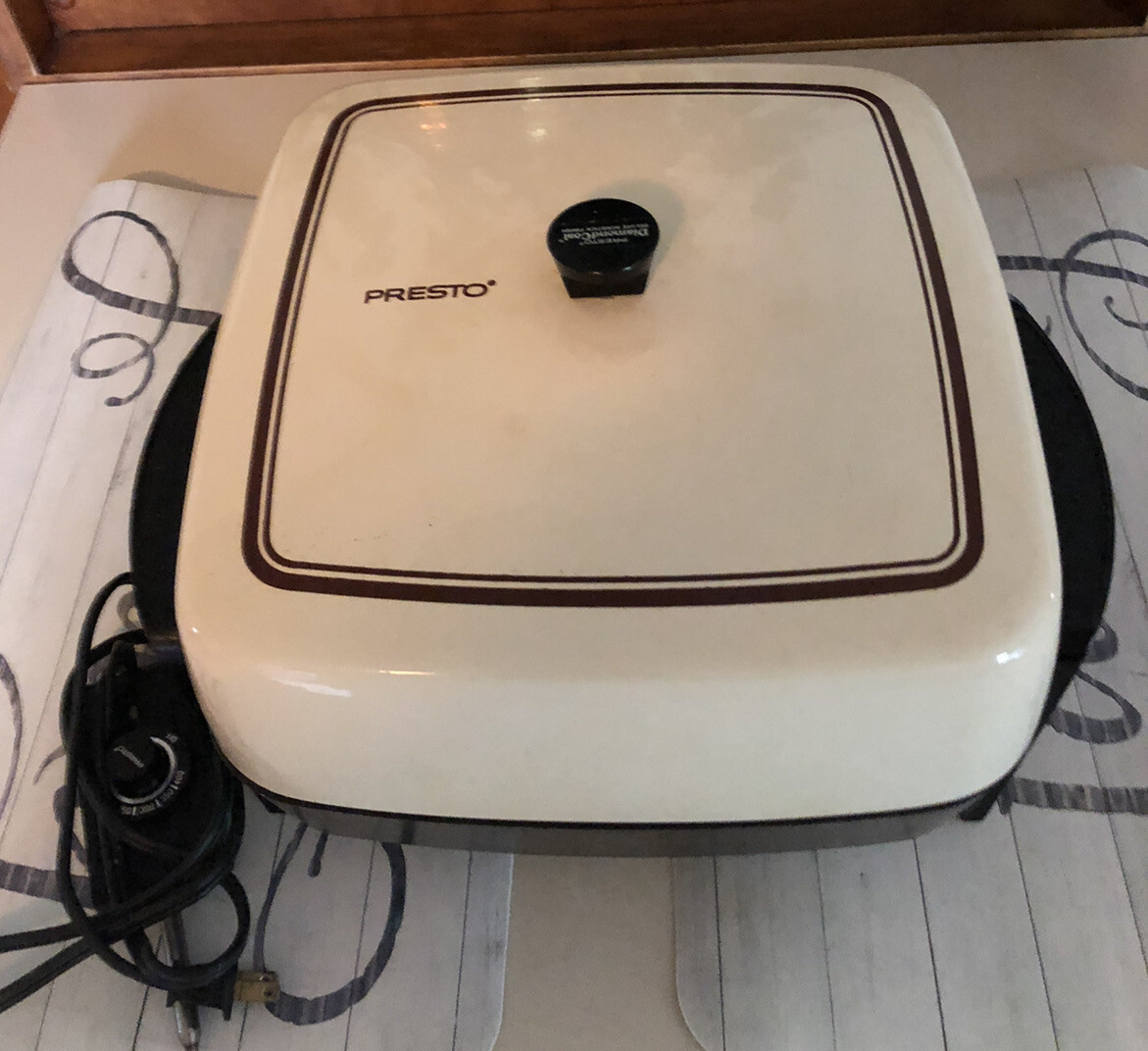 Vintage Presto Electric Skillet 11" Model 0661001 EUC Working Made In