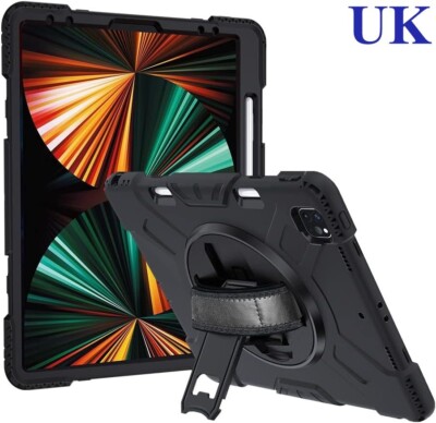 Rugged Case für iPad Pro 12,9 Zoll 3. 4. 5. 6. Gen. ( 2018 2020 2021 2022 )
