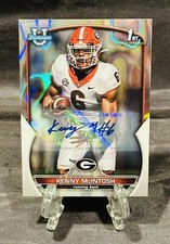 2022 Topps Bowman University KENNY MCINTOSH 1st Prospect Auto #107/199 Holo Lava
