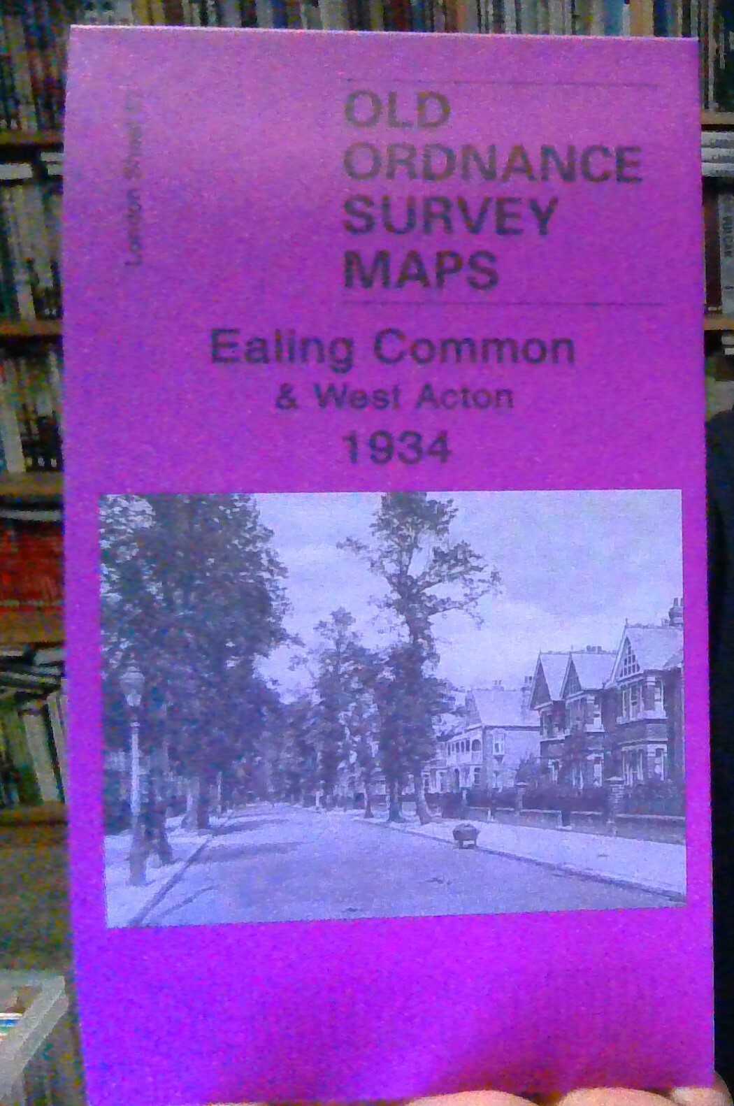MAP OF Ealing Common and West Acton 1934: London Sheet 57.4 Johnathan Oates NEW