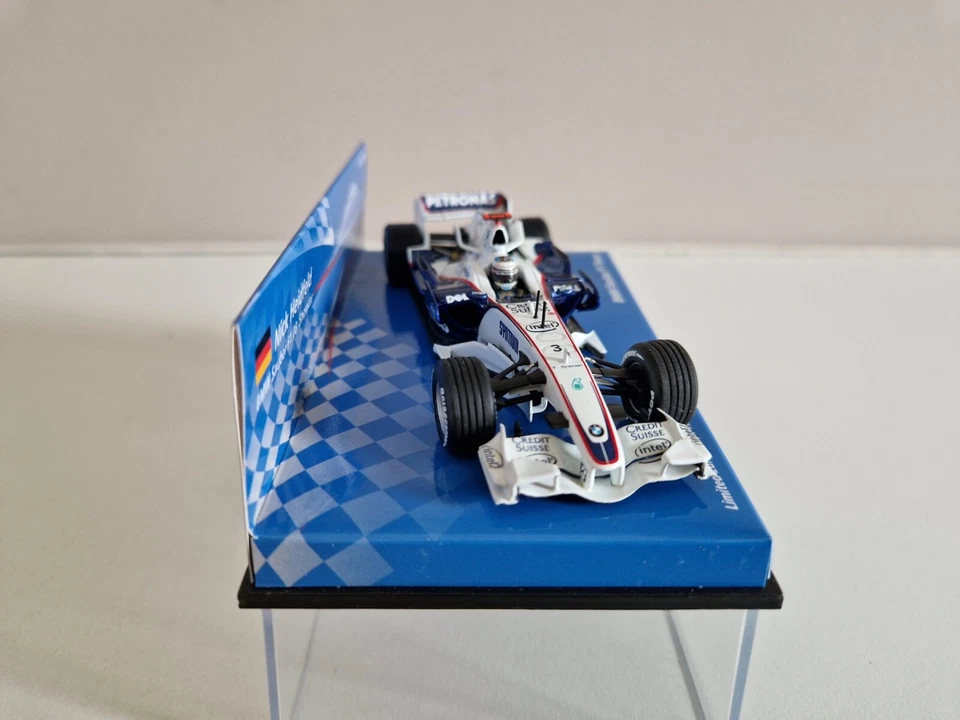 Minichamps 1/43 BMW Sauber F1.07 N. Heidfeld - Fuji Speedway Showcar 2008 - Immagine 2 di 4