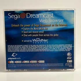 Original AT&T WorldNet Sega Dreamcast Web Browser CIB Vintage Free Shipping
