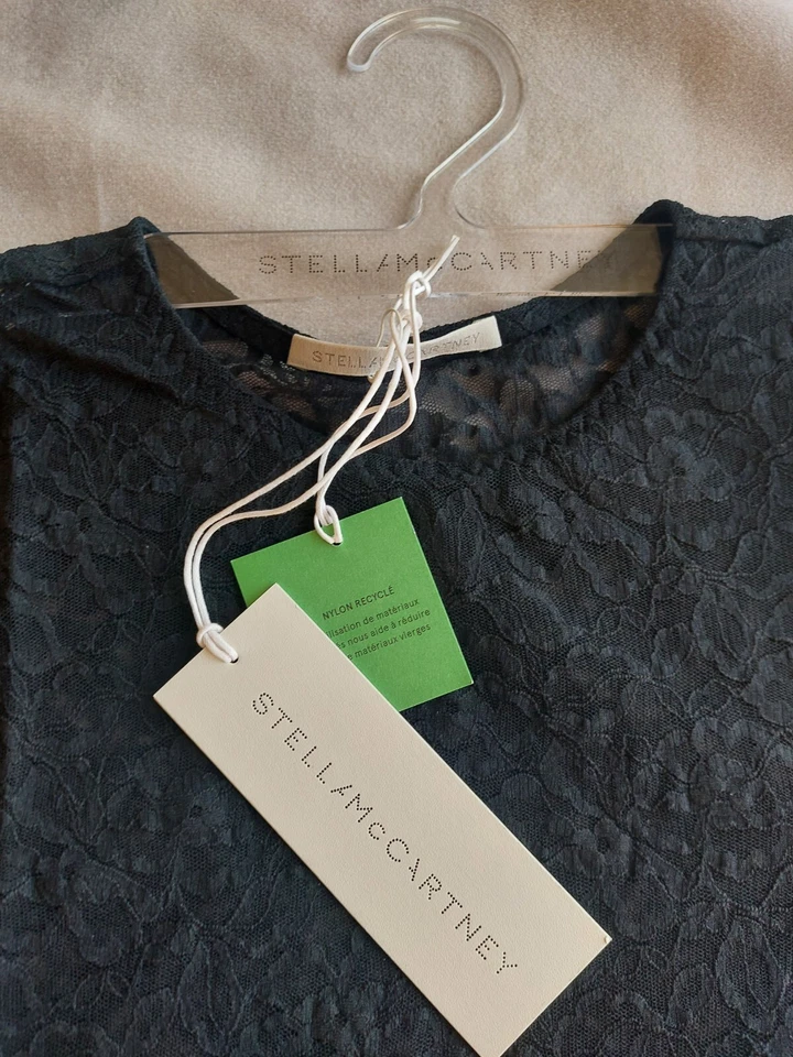 Stella Mccartney. Top de encaje recortado. Negro. Talla grande. Nuevo, 150,00 £ Foto 4 de 4