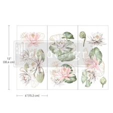 ReDesign with Prima Transfer - Water Lilies