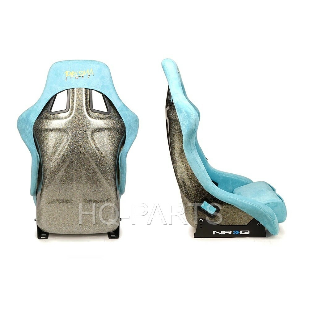 NRG PRISMA FIXED BUCKET RACING SEAT FRP-302TL-ULTRA ALCANTARA TEAL