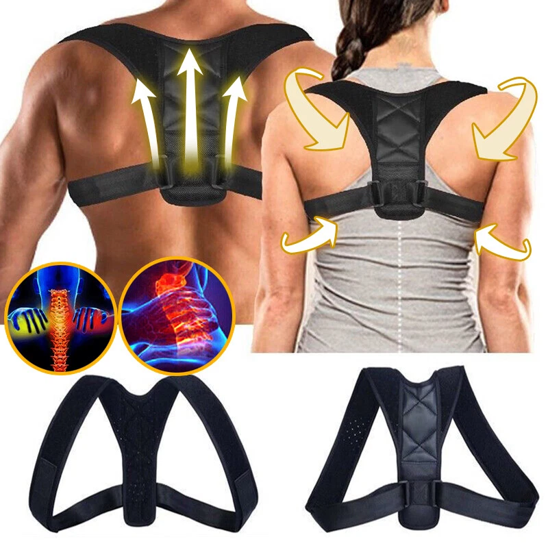 Back Posture Corrector for Men and Women, Adjustable Back Brace Strap,  Comfortable Clavicle Support Device Posture Correction Belt, for Improve