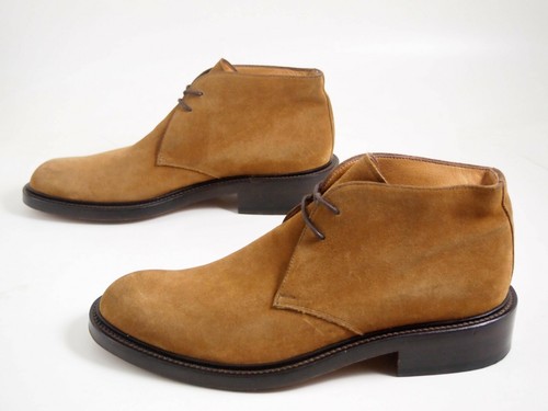 Canali Chukka Ankle Boots Brown Suede 