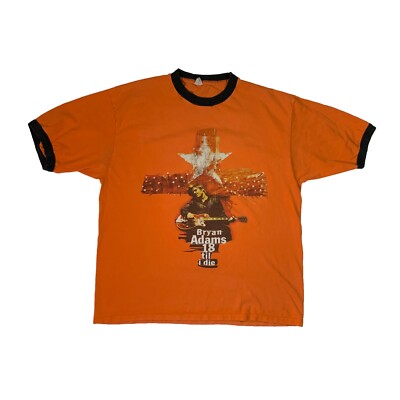 Bryan Adams Tシャツ 18 til I die XL 69 メンズファッション 古着 90s