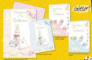 Biglietto Auguri Felice Battesimo Brillantino 1 A Scelta Ebay