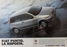 Pubblicità Advertising Werbung Italian Ritaglio 1995 FIAT PUNTO AUTO MACCHINA
