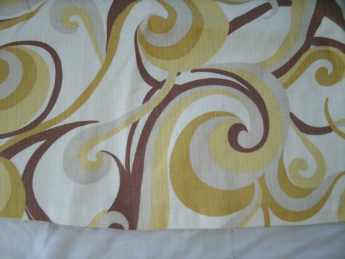 Anthropologie Elevenses Skirt Swirl Cream Brown Yellow Size 8 New - Picture 4 of 10