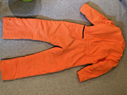 VTG Walls Blizzard Pruf Orange Insulated Coverall Ex Large 42-44 USA - Picture 4 of 8
