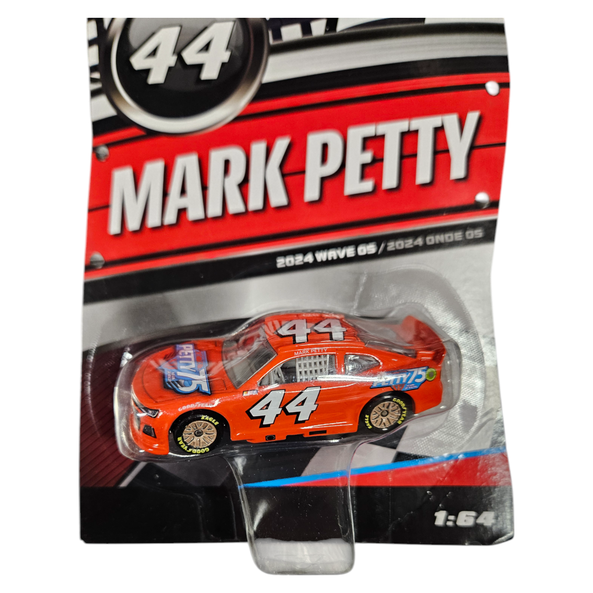 Nascar Authentics Mark Petty 2024 WAVE 5 Petty 75 CAR 1:64 Scale