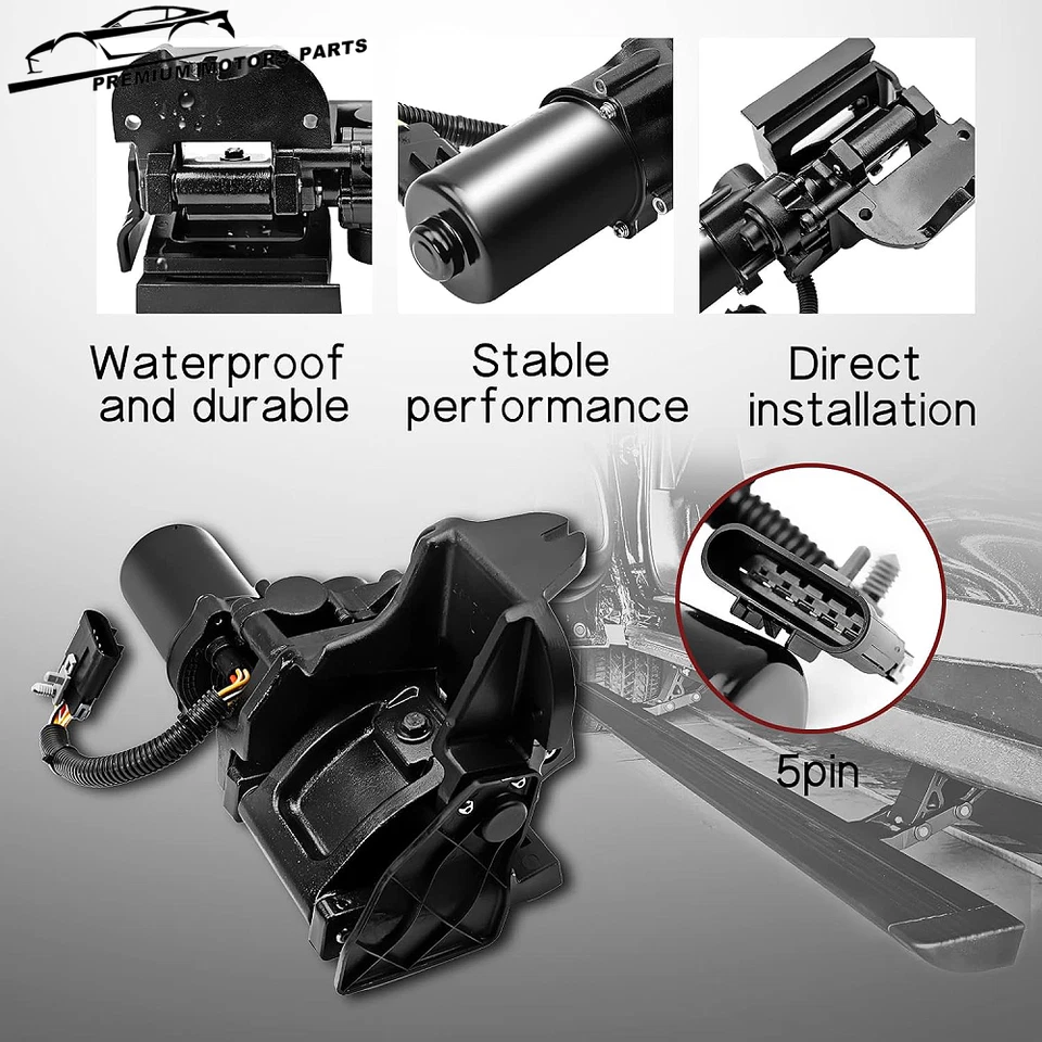 Right/ Left Power Running Board Motor & Bracket for Cadillac Escalade Chevy GMC - Image 4 of 4