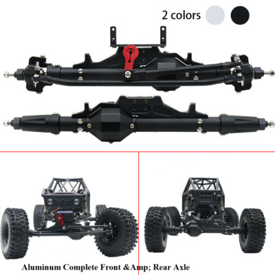 CNC Aluminum Front & Rear Axle for 1/10 RC Crawler Rock Racer Axial Wraith 90018