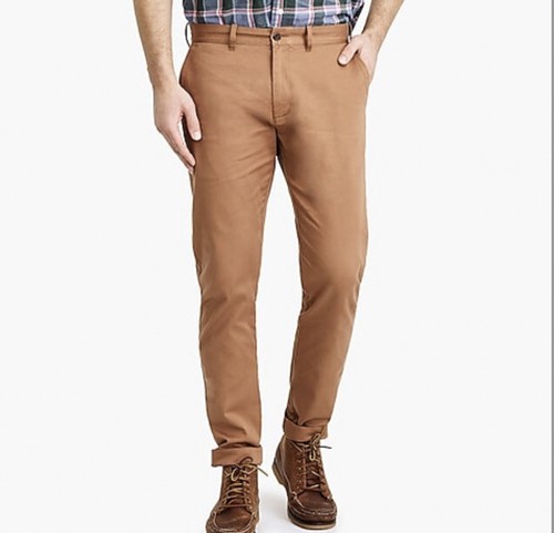J Crew Mens Slim-fit flex khaki pant 