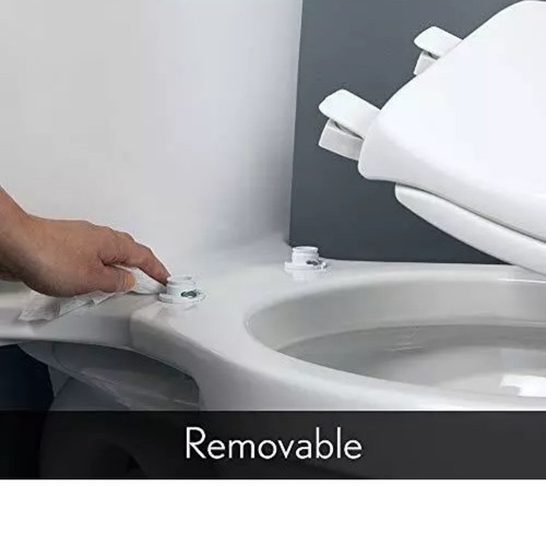 CHURCH 540EC 000 Toilet Seat with Easy Clean & Change Hinge ROUND Durable White - Picture 3 of 6
