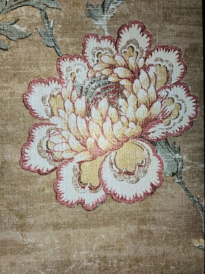 Stylized Florals Wallpaper - French Elegance - DL51006 - per Double Roll