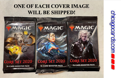3x 2020 Core Set M20 Magic the Gathering MTG 15cd Sealed Booster