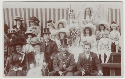 Liverpool; Bootle May Queen RP PPC, um 1909, Note Mayoral Coat Of Arms