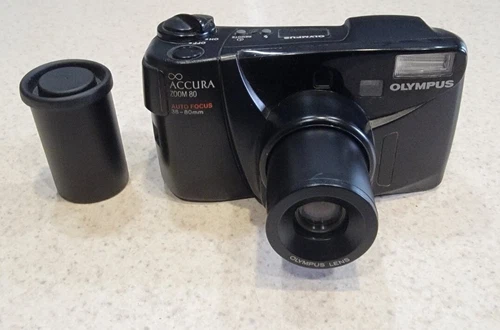 Olympus Accura Zoom 80AF 35mm Film Camera 38-80mm + film