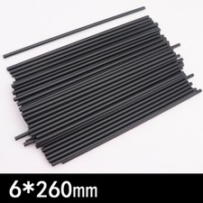 1000 Strohhalme Jumbo 260x6mm in verschiedenen röhrchen Schwarz 100，50