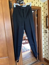 RARE Vintage 70s ROFFE Ski Pant size 8 Stirrup Black Skiwear Snow High Waist
