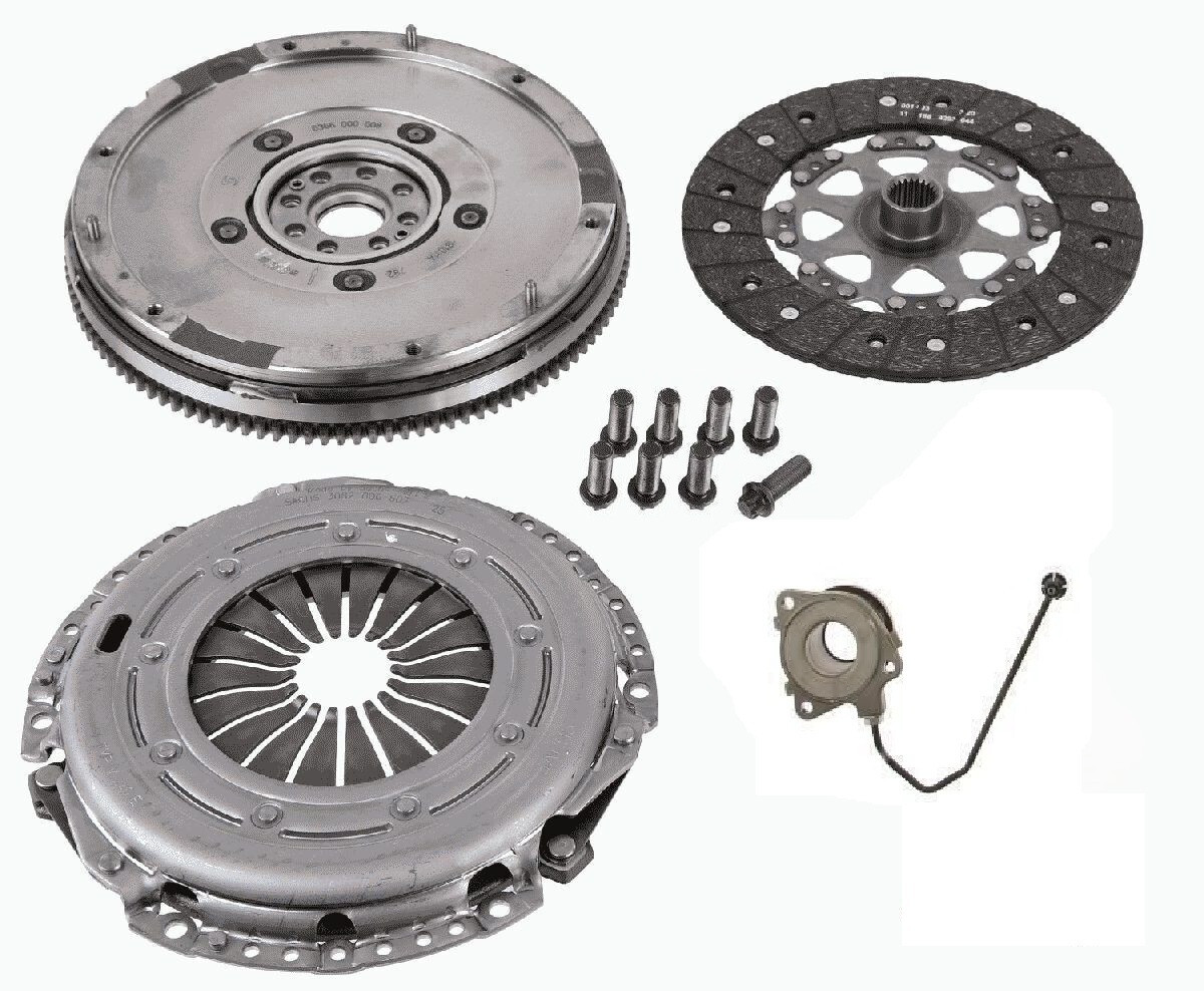 For VAUXHALL MERIVA MOKKA 1.7 CDTi Clutch Kit & Dual Mass Flywheel 2010 on A17DT