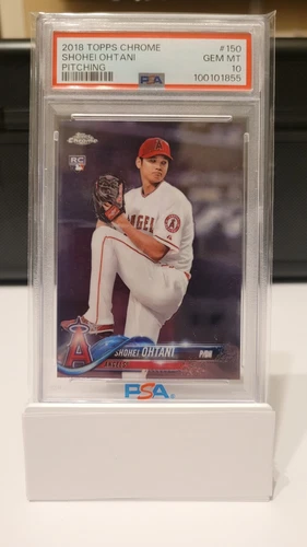 2018 Topps Chrome Shohei Ohtani #150 PSA 10 Pitching